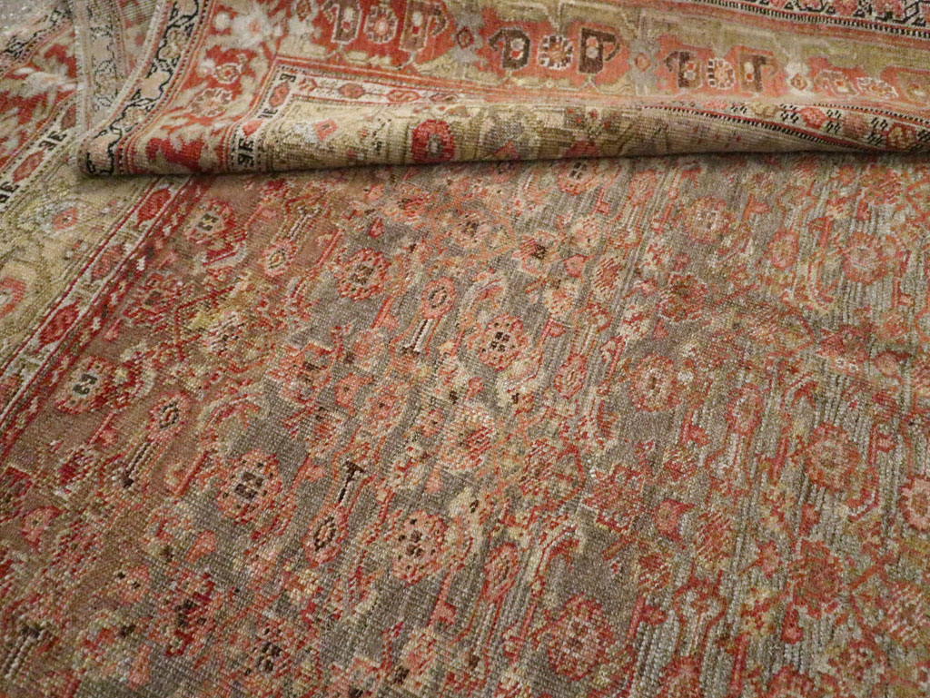 Antique Persian Bidjar Room Size Carpet, No.23633 - Galerie Shabab