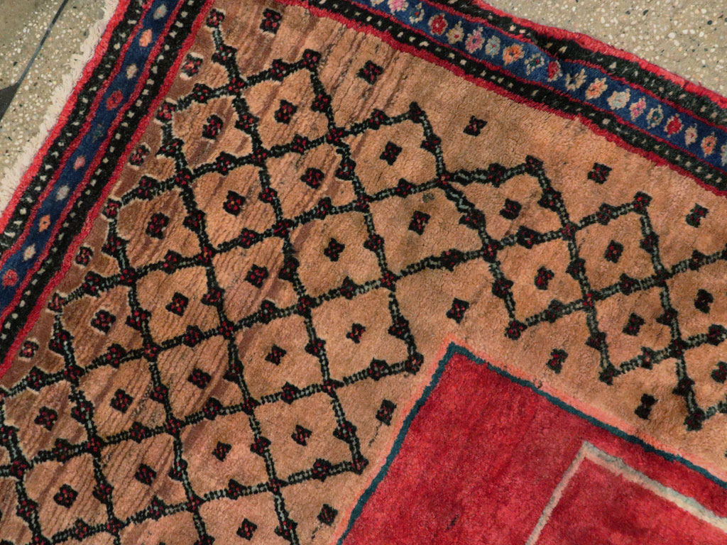 Vintage Persian Hamadan Pictorial Rug, No.23635 - Galerie Shabab