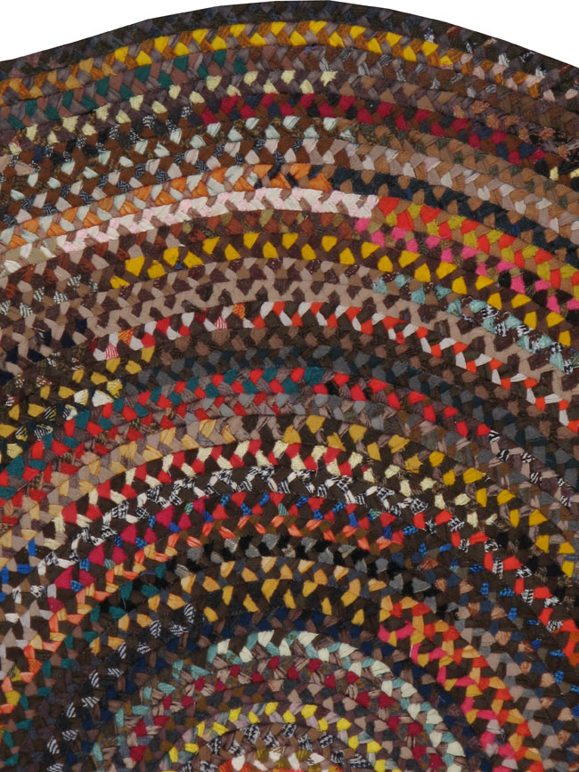 Vintage Braid Rug, No.23636 - Galerie Shabab
