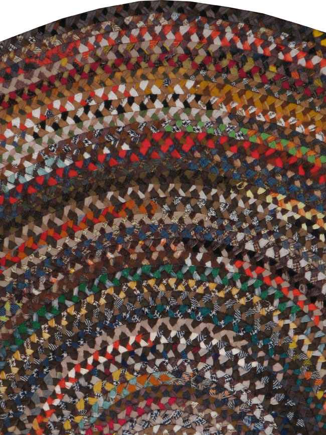 Vintage Braid Rug, No.23636 - Galerie Shabab
