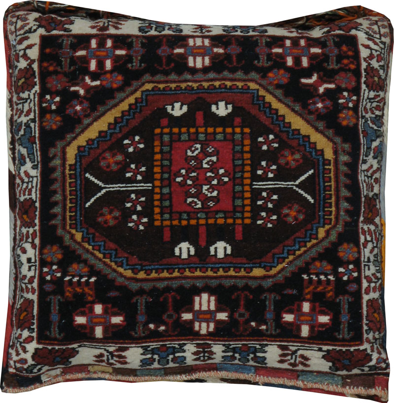 Antique Persian Northwest Bag Face Pillow, No.23637 - Galerie Shabab