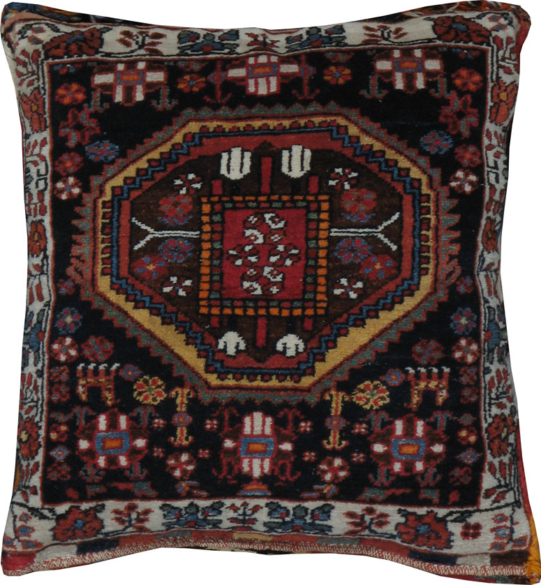 Antique Persian Northwest Bag Face Pillow, No.23638 - Galerie Shabab