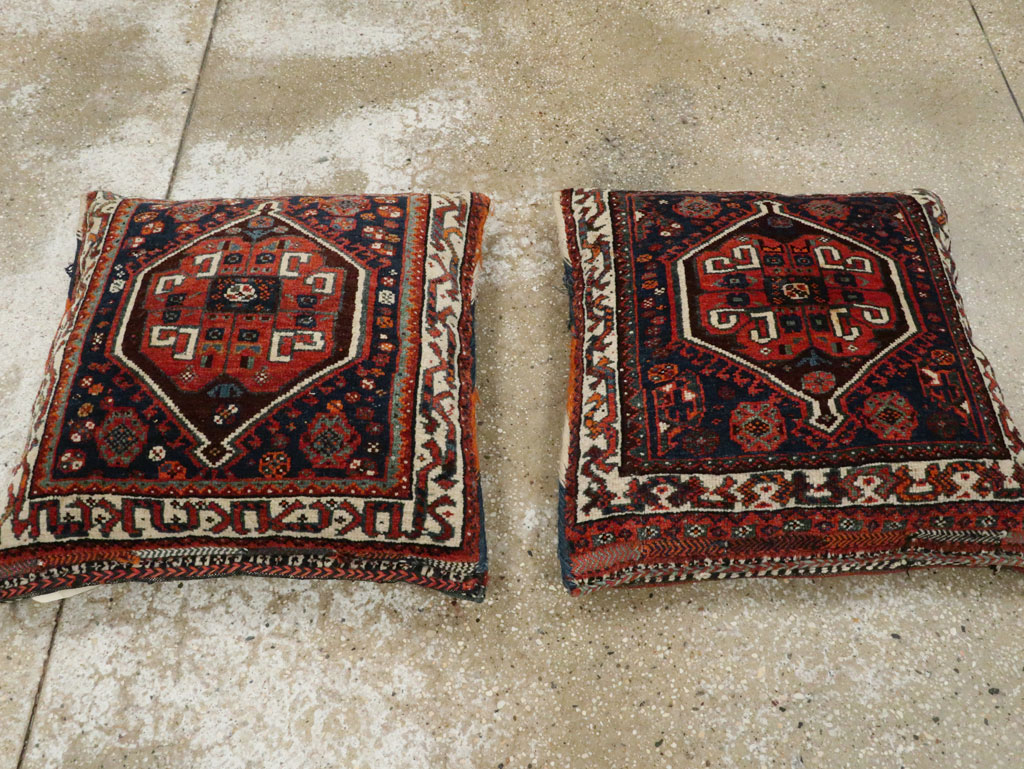 Vintage Persian Northwest Bag Face Pillow, No.23639 - Galerie Shabab