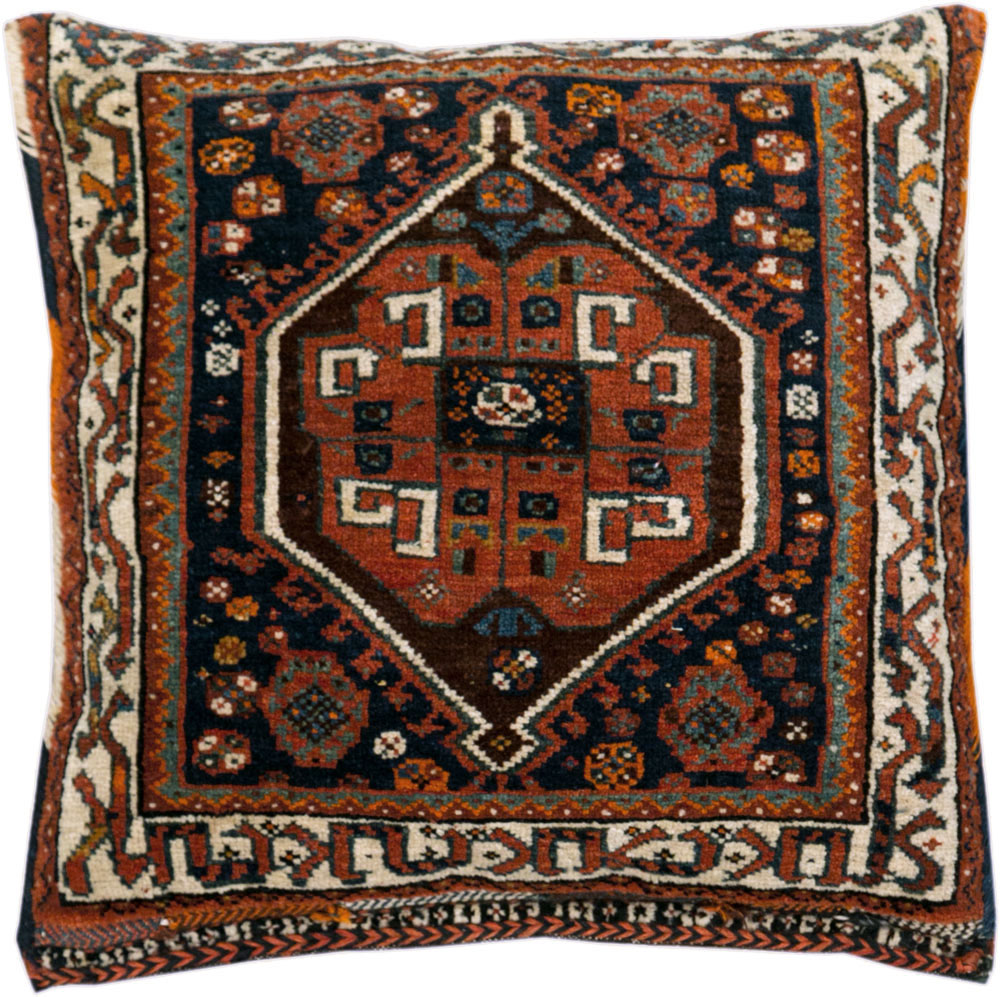 Antique Persian Northwest Bag Face Pillow, No.23640 - Galerie Shabab