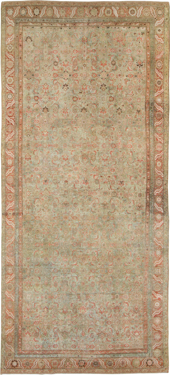 Antique Persian Malayer Long Gallery Carpet, No.23642 - Galerie Shabab