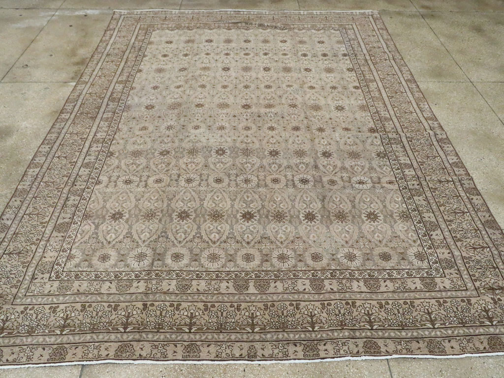Antique Persian Tabriz Carpet, No.23647 - Galerie Shabab