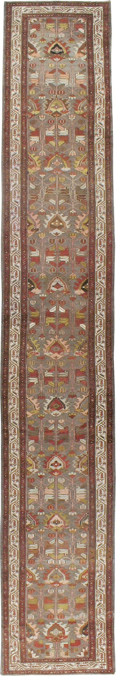 Vintage Persian Malayer Runner, No.23648 - Galerie Shabab