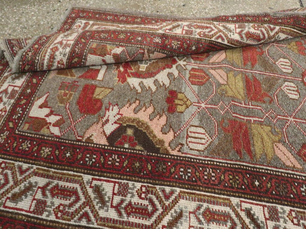 Vintage Persian Malayer Runner, No.23648 - Galerie Shabab