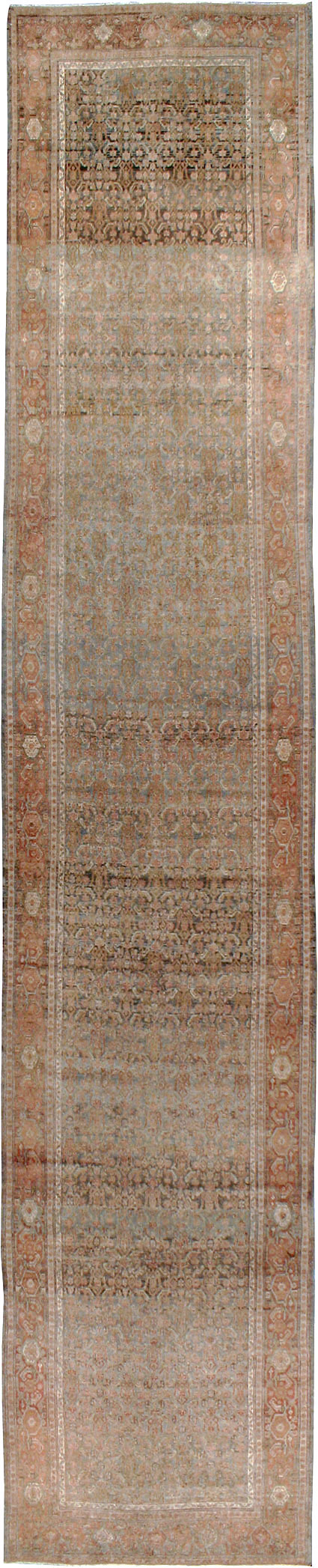 Antique Persian Senneh Malayer Runner, No.23651 - Galerie Shabab