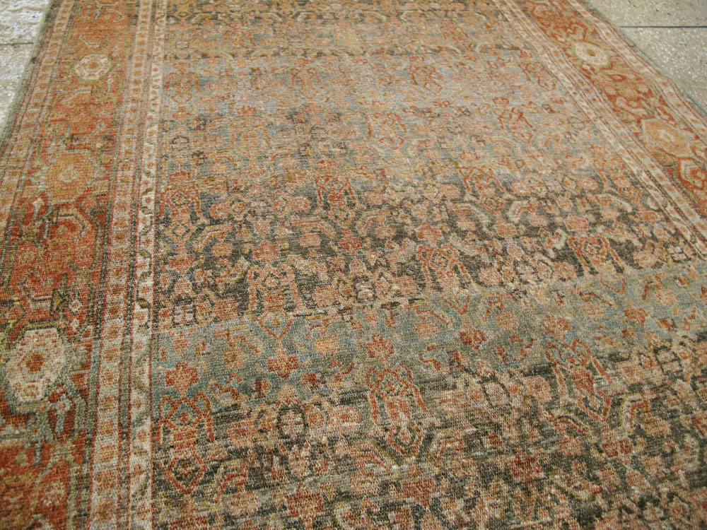 Antique Persian Senneh Malayer Runner, No.23651 - Galerie Shabab