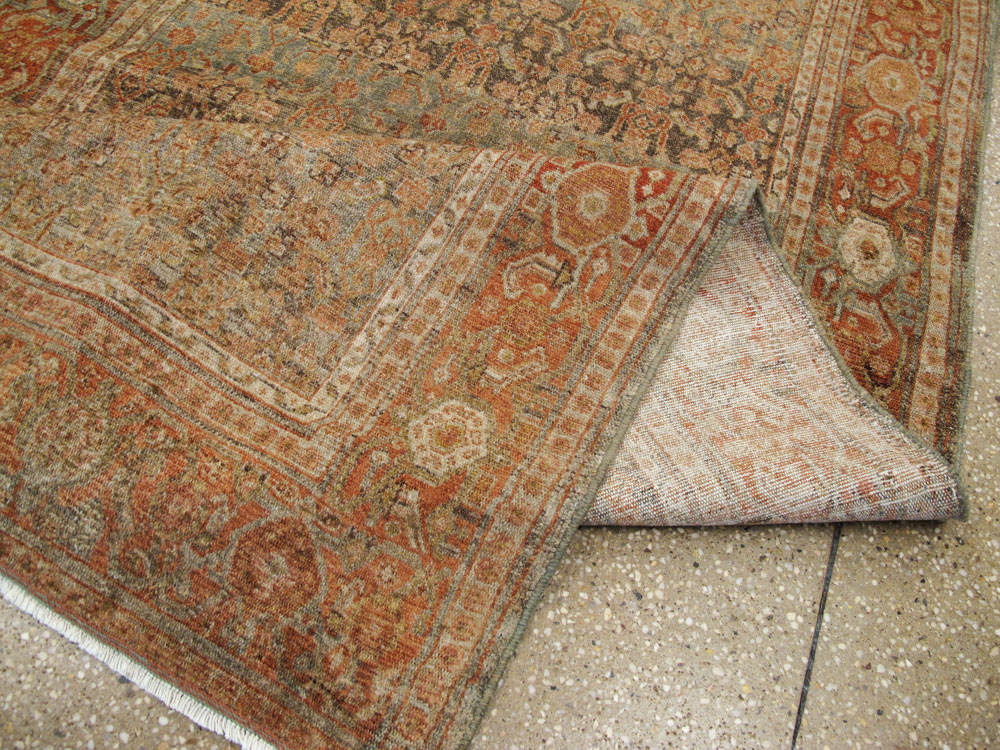 Antique Persian Senneh Malayer Runner, No.23651 - Galerie Shabab