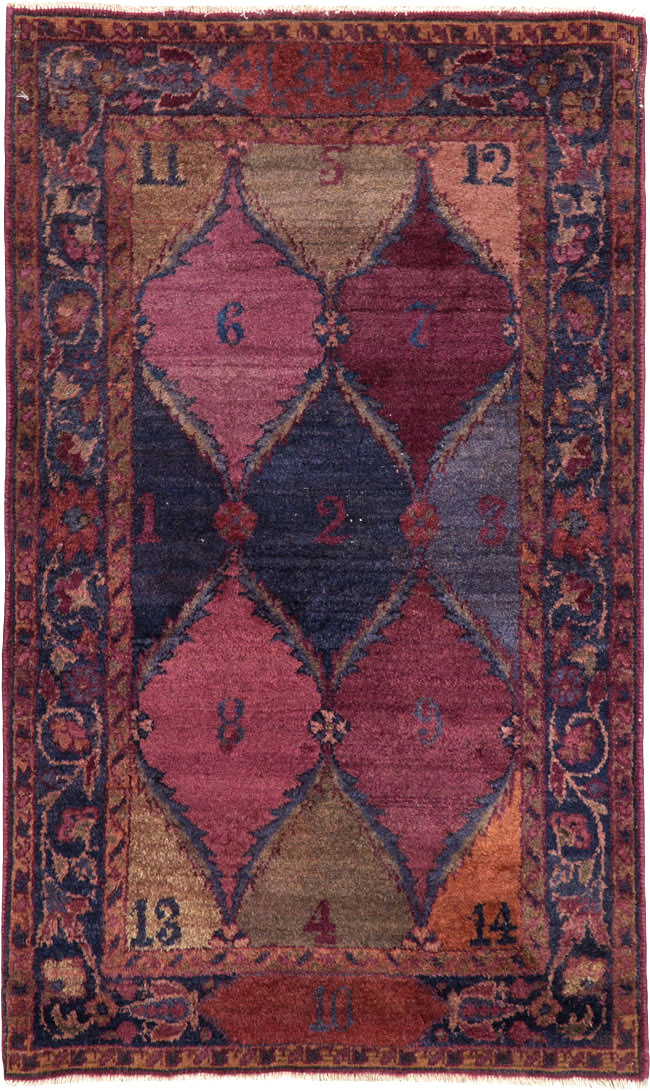 Vintage Persian Kashan Rug, No.23656 - Galerie Shabab
