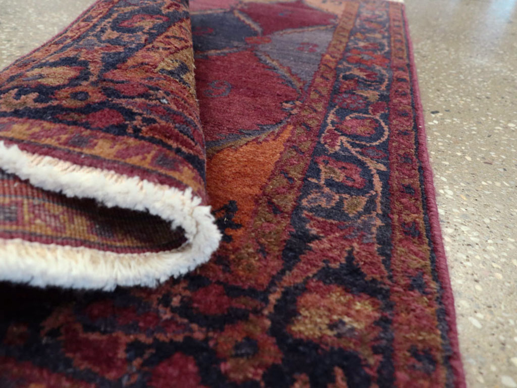 Vintage Persian Kashan Rug, No.23656 - Galerie Shabab