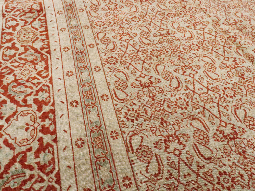 Antique Persian Tabriz Carpet, No.23662 - Galerie Shabab