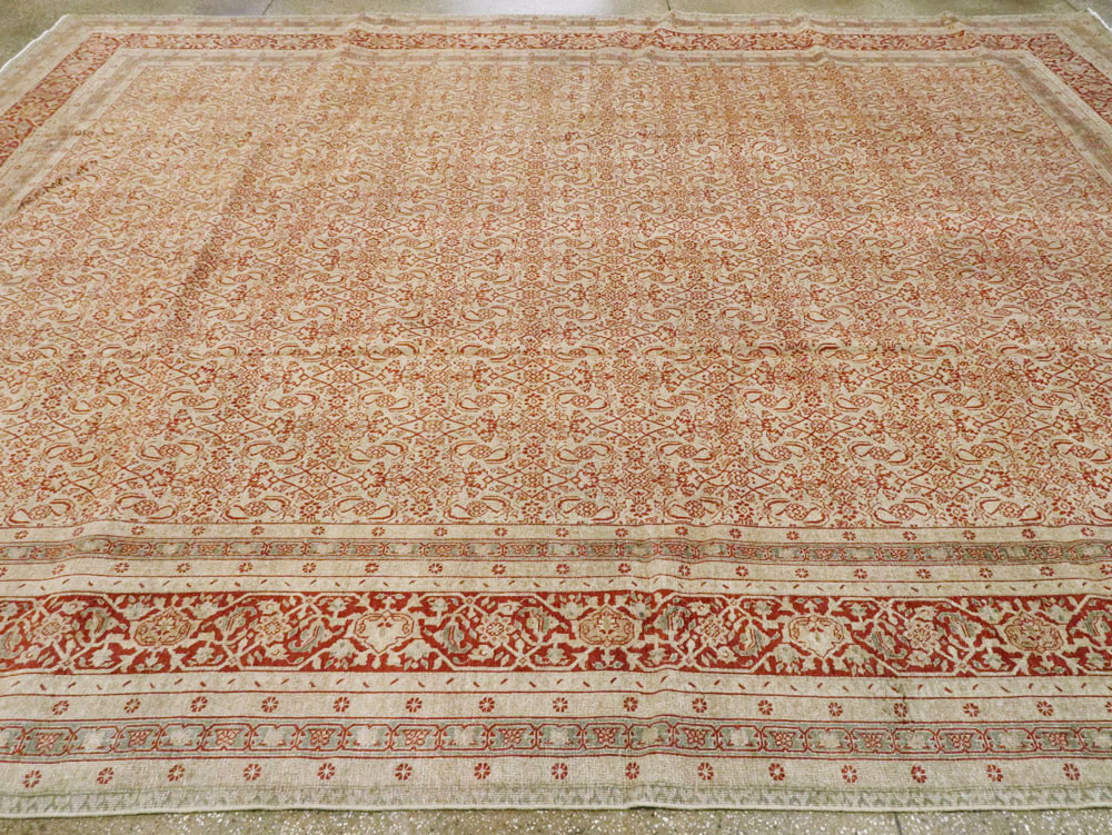Antique Persian Tabriz Carpet, No.23662 - Galerie Shabab
