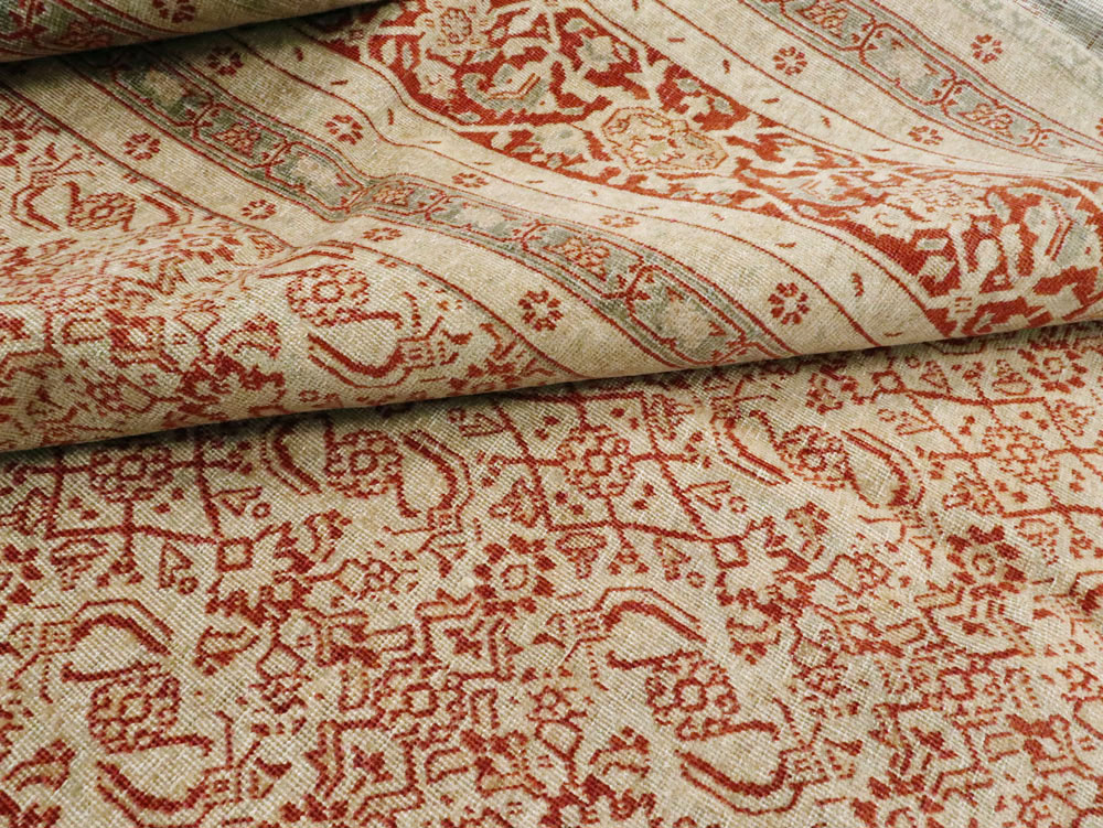 Antique Persian Tabriz Carpet, No.23662 - Galerie Shabab