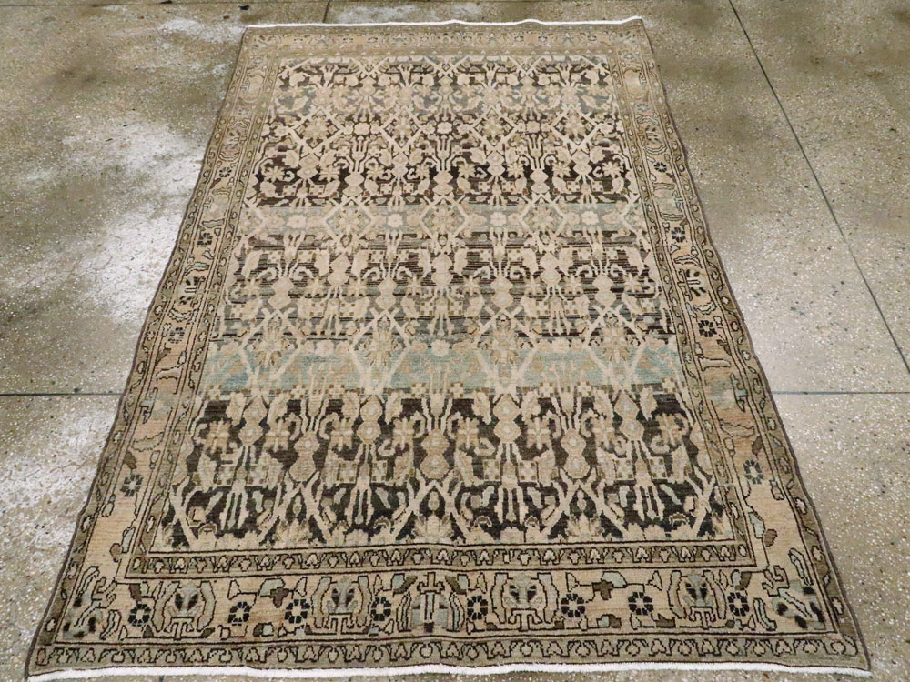 Vintage Persian Malayer Rug, No.23666 - Galerie Shabab