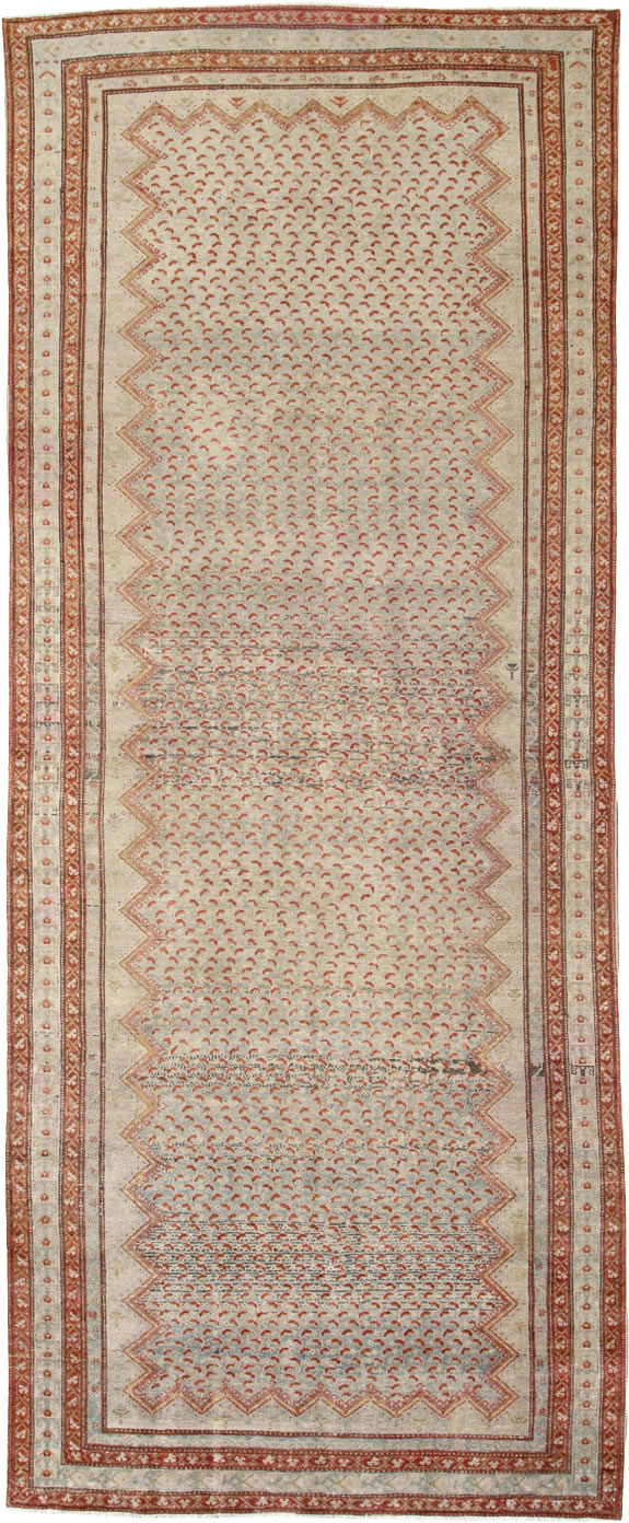 Antique Persian Malayer Gallery Rug, No.23669 - Galerie Shabab