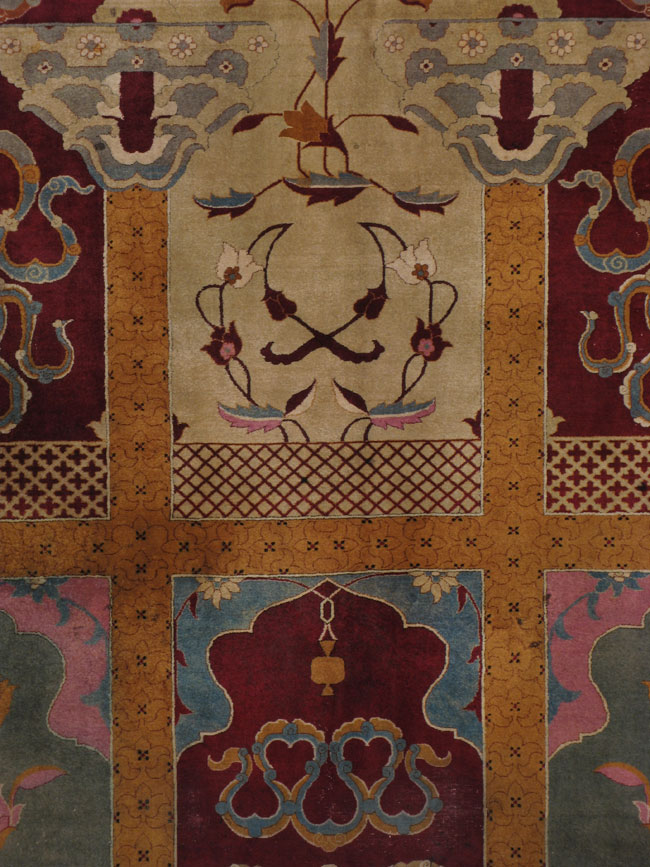 Antique Lahore Carpet, No.23673 - Galerie Shabab