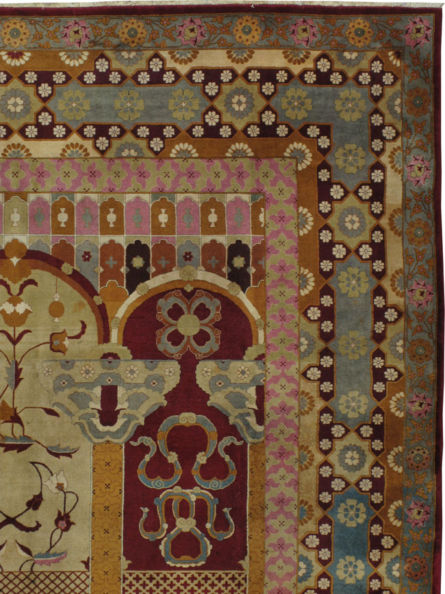 Antique Lahore Carpet, No.23673 - Galerie Shabab