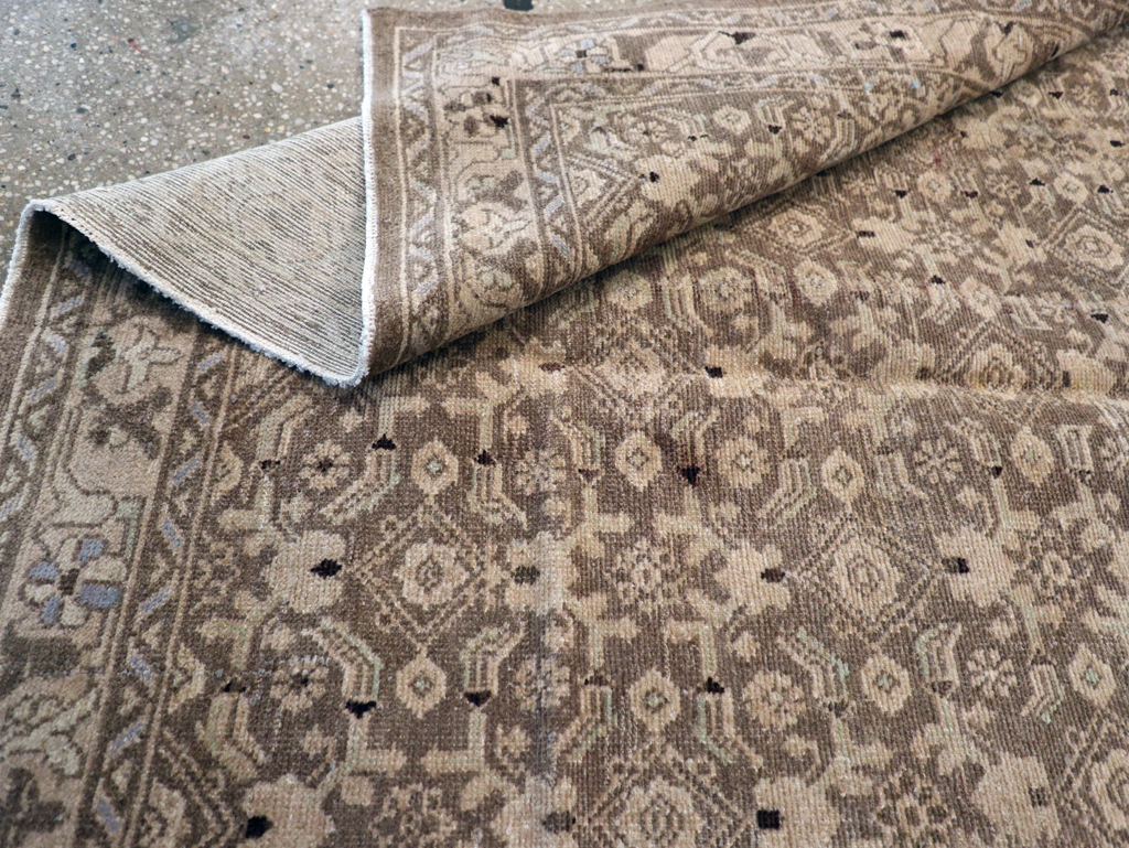 Vintage Persian Malayer Square Rug, No.23674 - Galerie Shabab