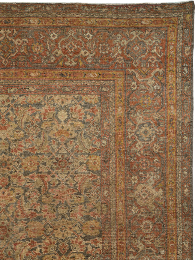 Vintage Persian Malayer Rug, No.23675 - Galerie Shabab