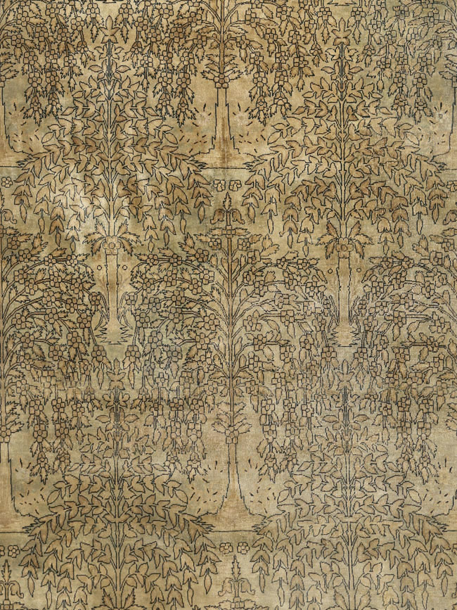 Antique Indian Lahore Carpet, No.23679 - Galerie Shabab