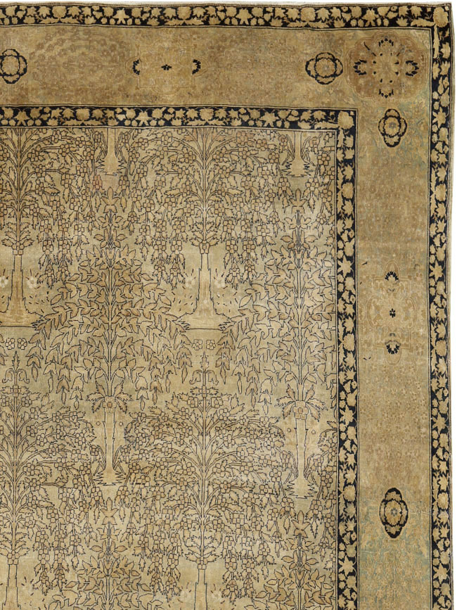 Antique Indian Lahore Carpet, No.23679 - Galerie Shabab