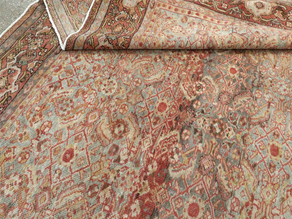 Antique Persian Mahal Carpet, No.23680 - Galerie Shabab