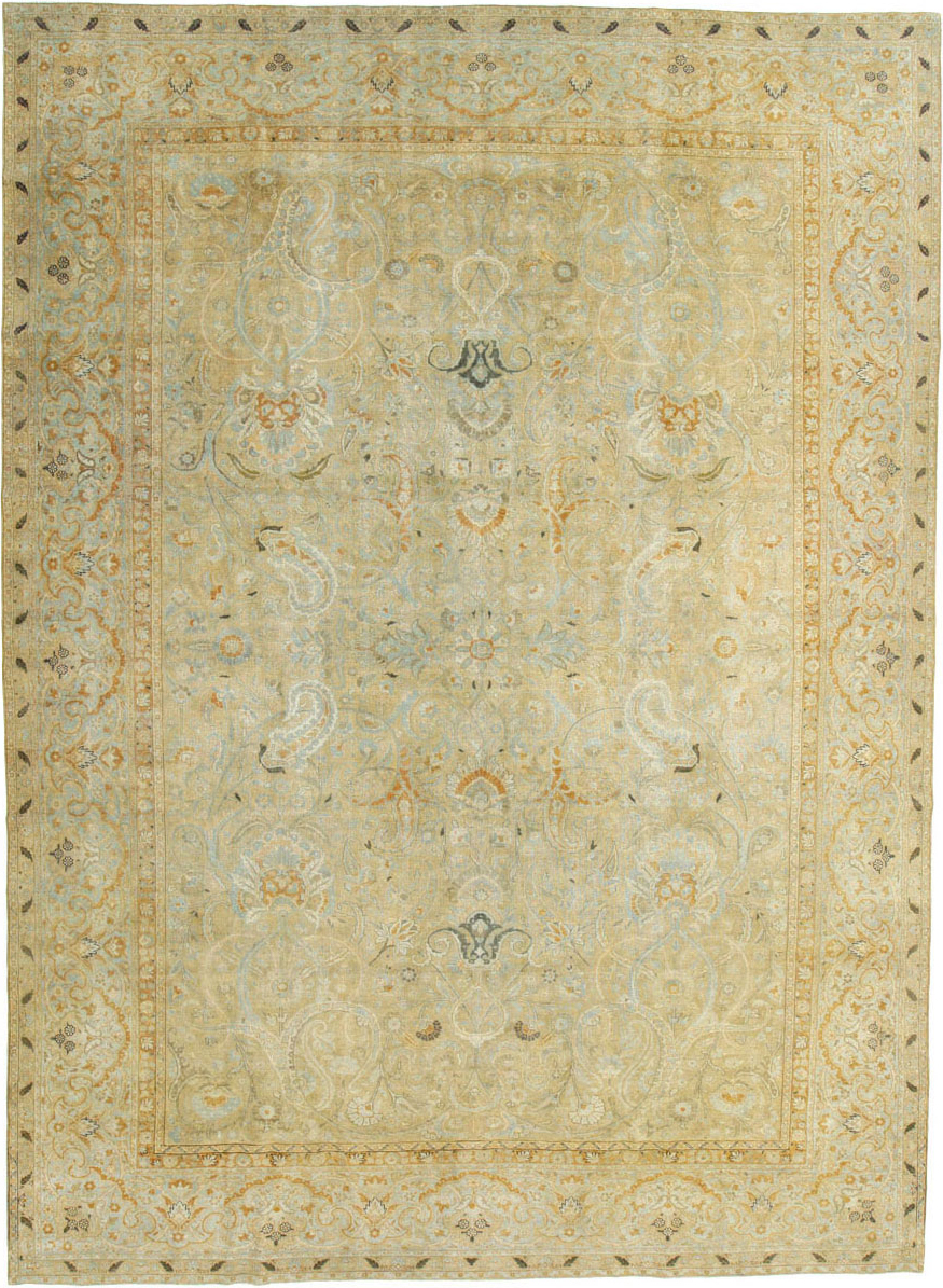 Antique Persian Tabriz Carpet, No.23683 - Galerie Shabab