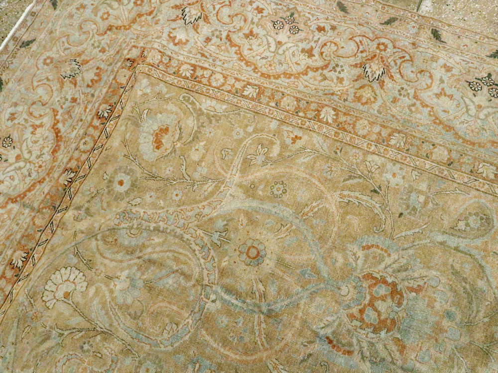 Antique Persian Tabriz Carpet, No.23683 - Galerie Shabab