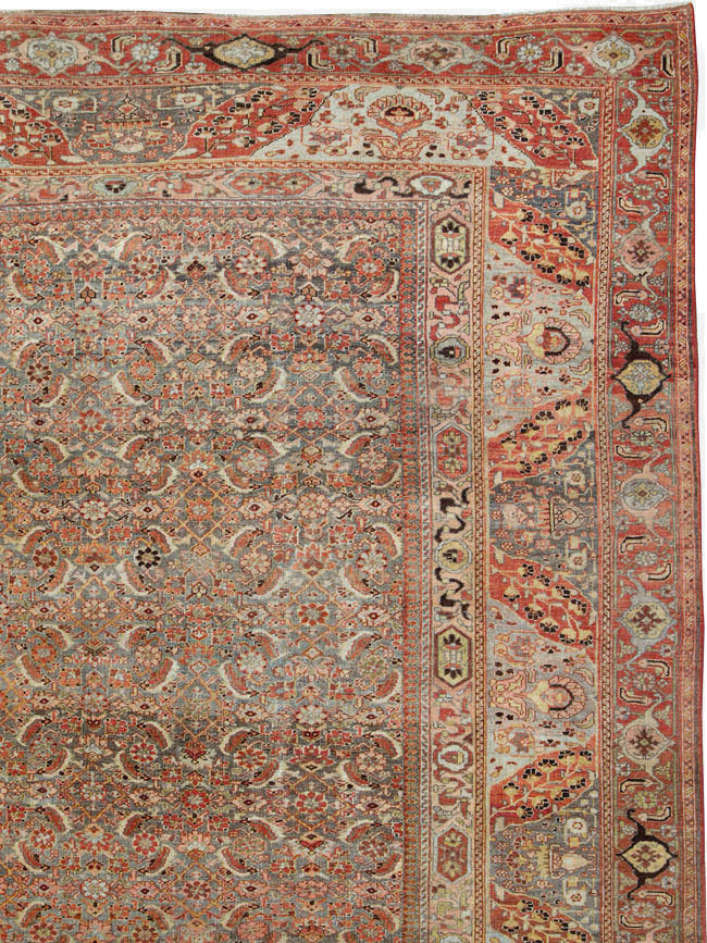 Antique Persian Bidjar Carpet, No.23684 - Galerie Shabab