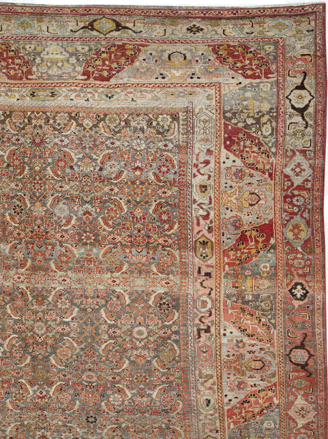 Antique Persian Bidjar Carpet, No.23684 - Galerie Shabab