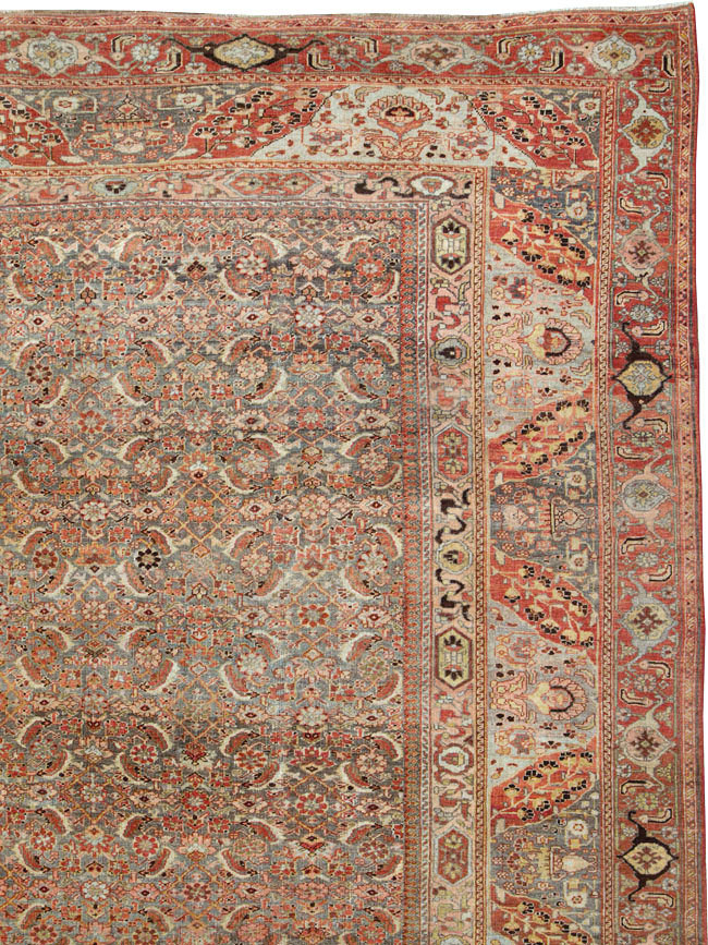 Antique Persian Bidjar Carpet, No.23684 - Galerie Shabab
