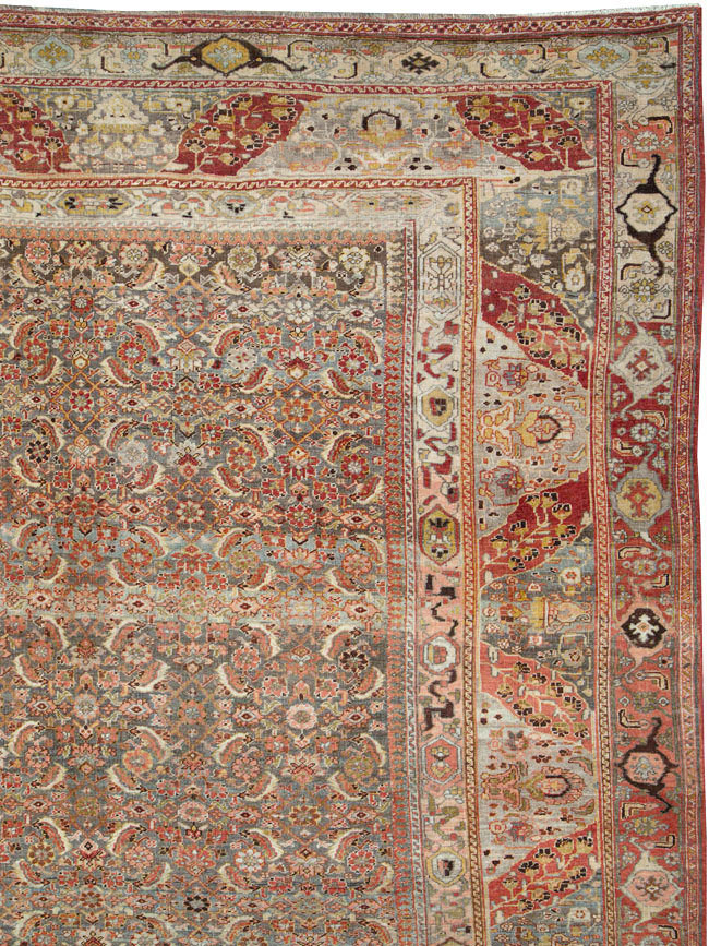 Antique Persian Bidjar Carpet, No.23684 - Galerie Shabab
