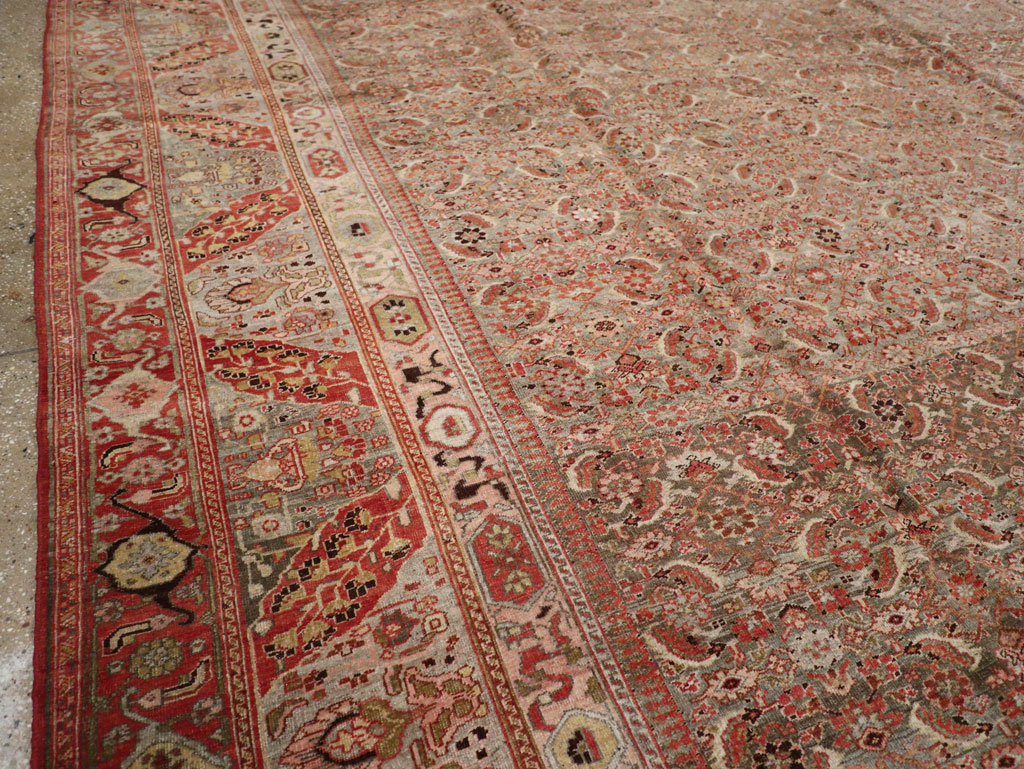 Antique Persian Bidjar Carpet, No.23684 - Galerie Shabab