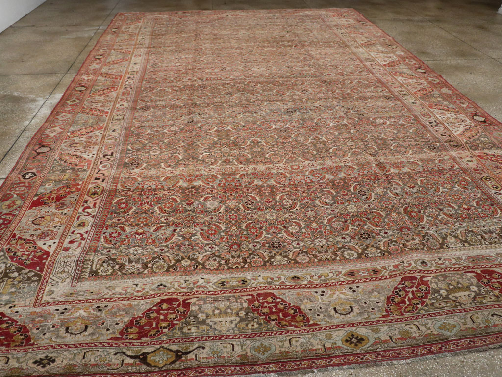 Antique Persian Bidjar Carpet, No.23684 - Galerie Shabab
