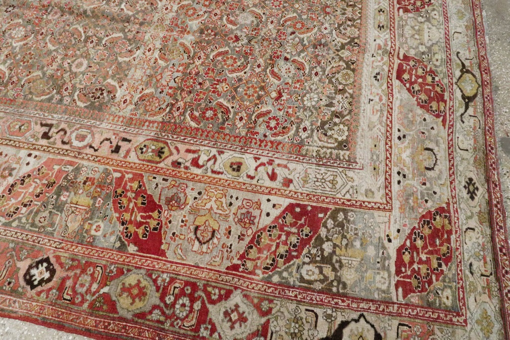 Antique Persian Bidjar Carpet, No.23684 - Galerie Shabab