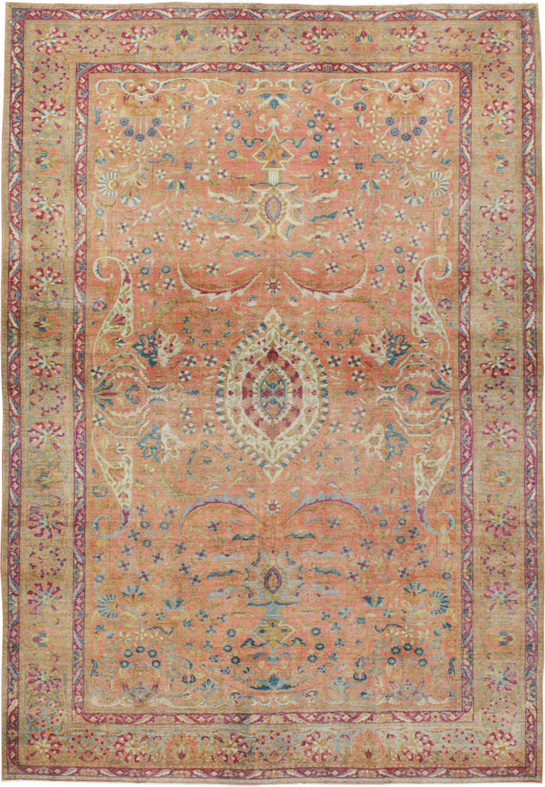 Antique Persian Sarouk Carpet, No.23687 - Galerie Shabab
