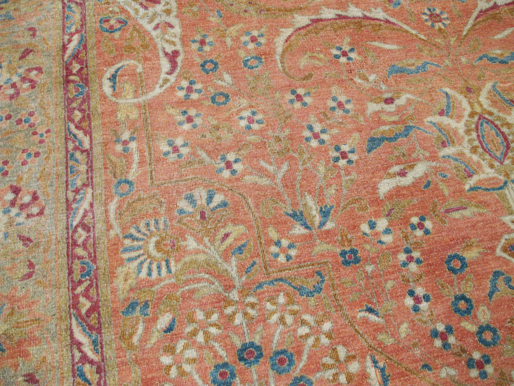 Antique Persian Sarouk Carpet, No.23687 - Galerie Shabab