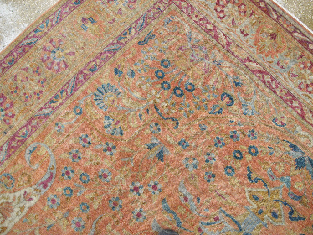 Antique Persian Sarouk Carpet, No.23687 - Galerie Shabab