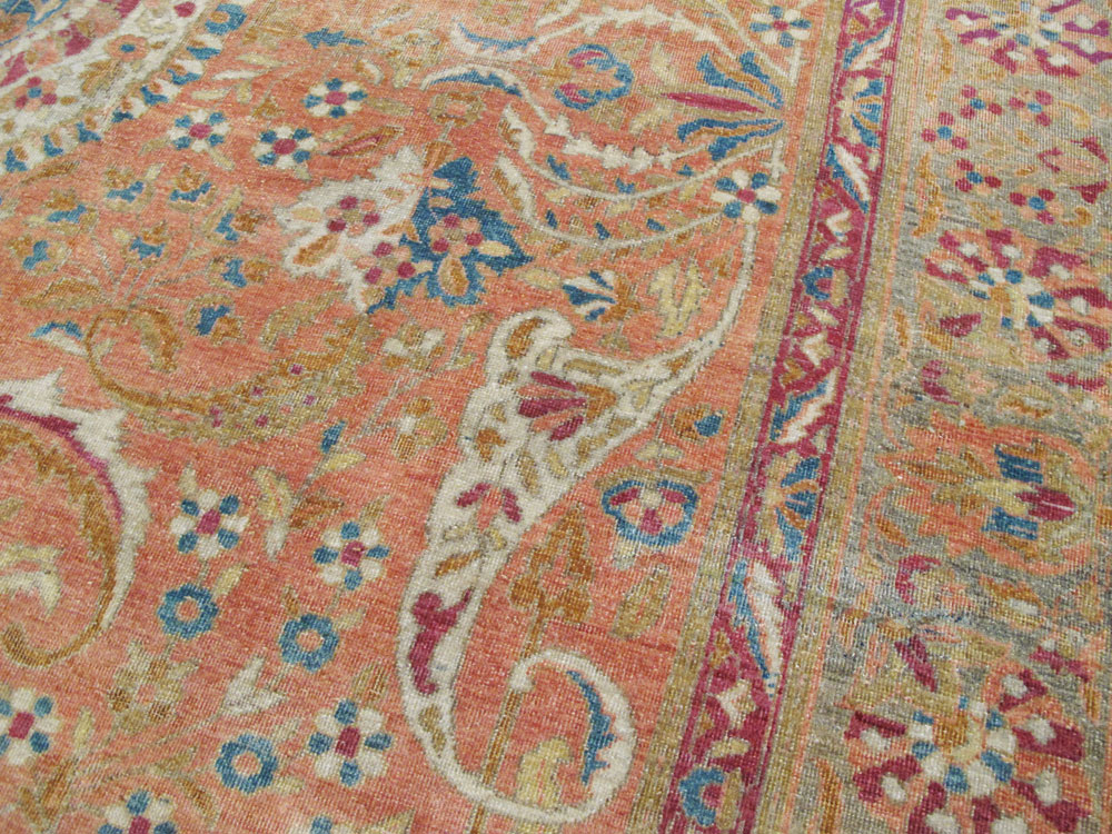 Antique Persian Sarouk Carpet, No.23687 - Galerie Shabab