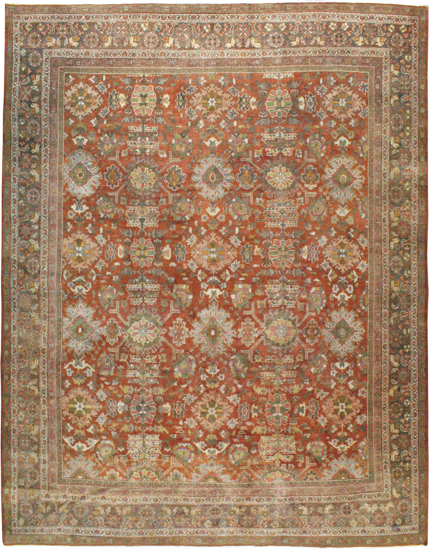 Antique Persian Mahal Carpet, No.23693 - Galerie Shabab