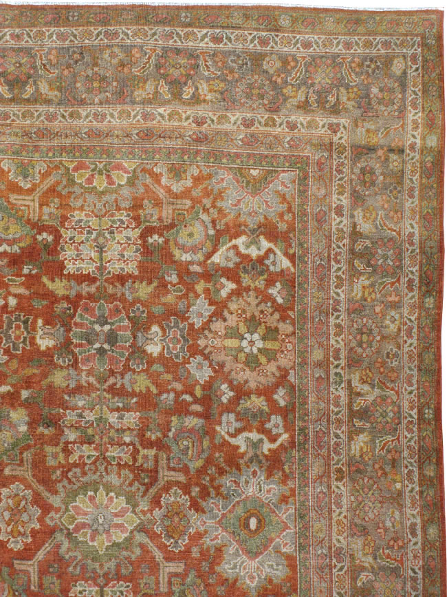 Antique Persian Mahal Carpet, No.23693 - Galerie Shabab