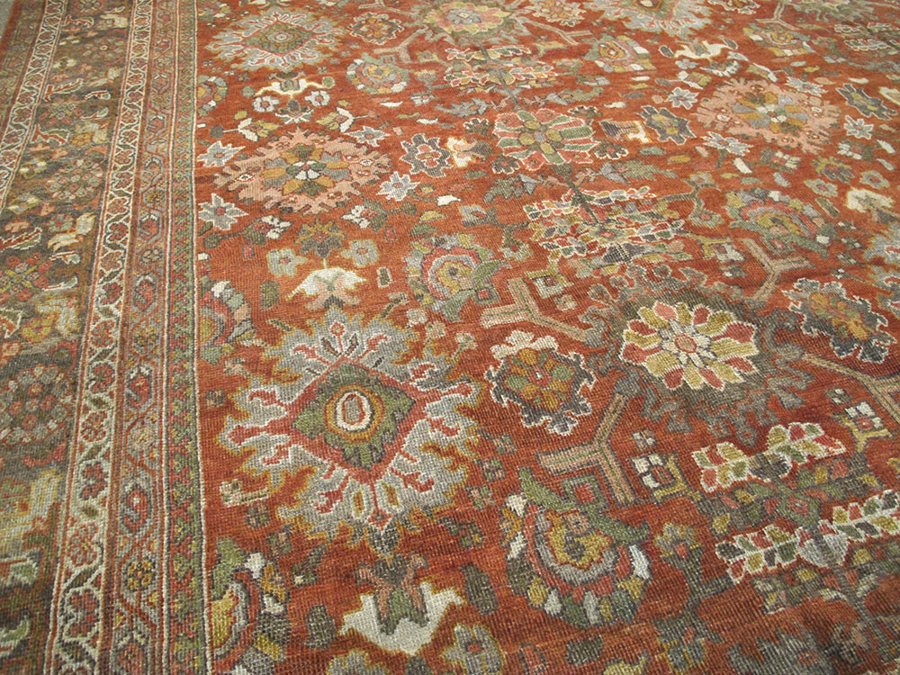 Antique Persian Mahal Carpet, No.23693 - Galerie Shabab