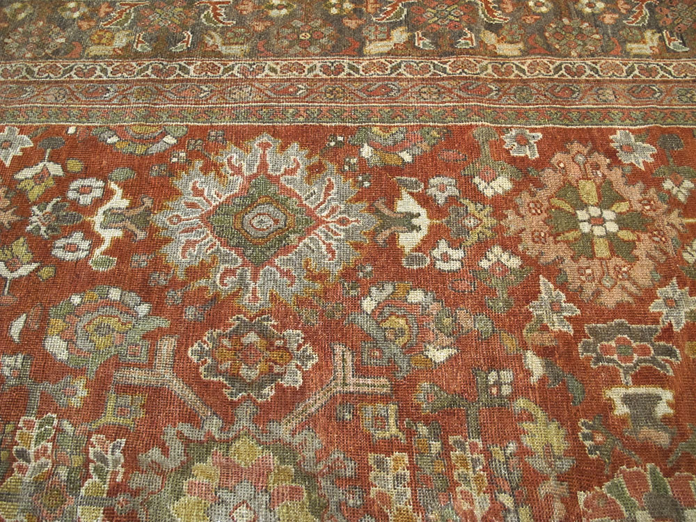Antique Persian Mahal Carpet, No.23693 - Galerie Shabab