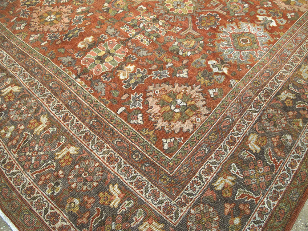 Antique Persian Mahal Carpet, No.23693 - Galerie Shabab