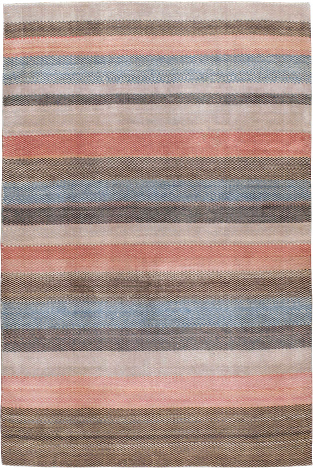 Vintage Persian Malayer Modernist Rug, No.23696 - Galerie Shabab