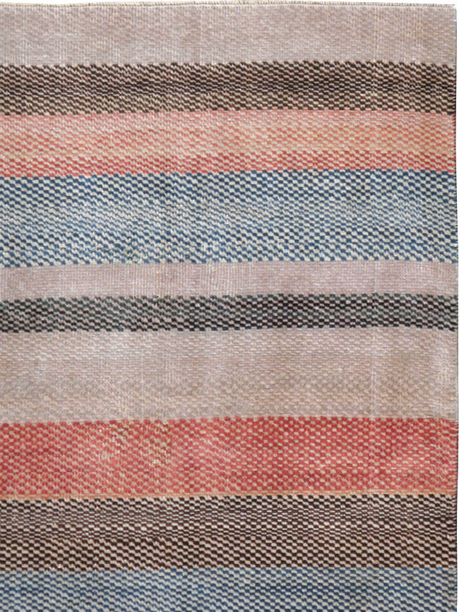 Vintage Persian Malayer Modernist Rug, No.23696 - Galerie Shabab