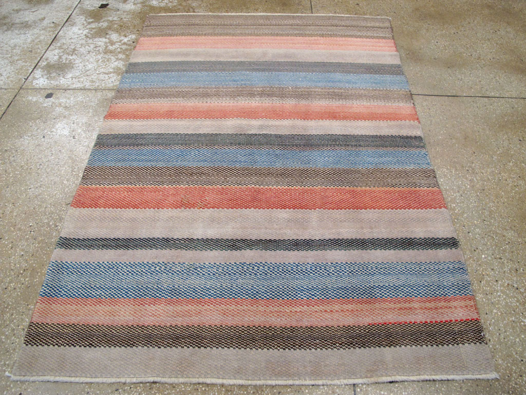 Vintage Persian Malayer Modernist Rug, No.23696 - Galerie Shabab